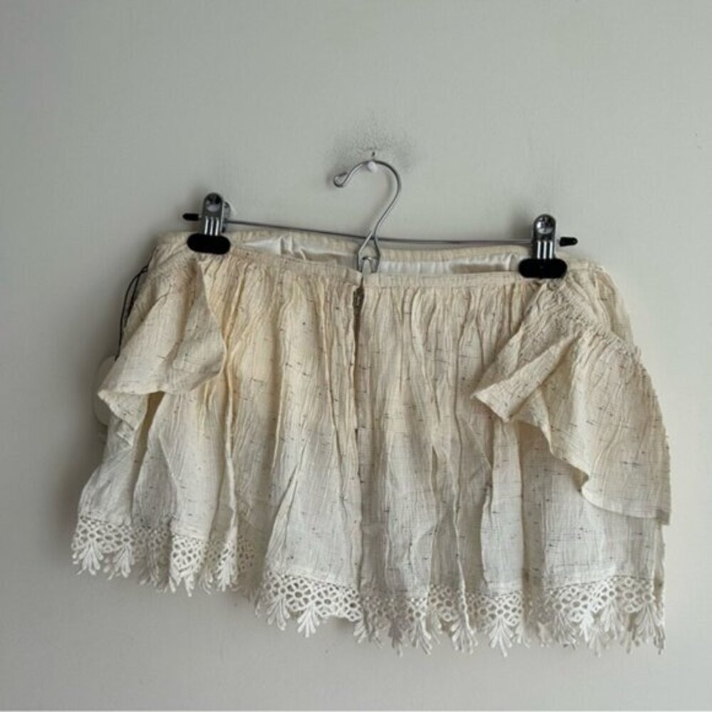 Tularosa Revolve Amelia Top Crop Off The Shoulder Blouse Boho chic Size Small - Picture 4 of 16